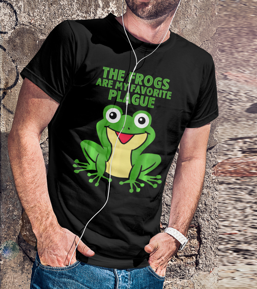 The Frogs Are My Favorite Plague Pesac Ribbit T-Shirt