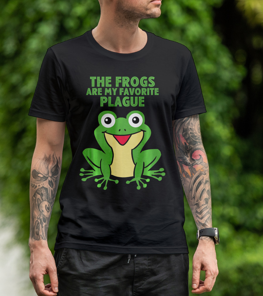 The Frogs Are My Favorite Plague Pesac Ribbit T-Shirt