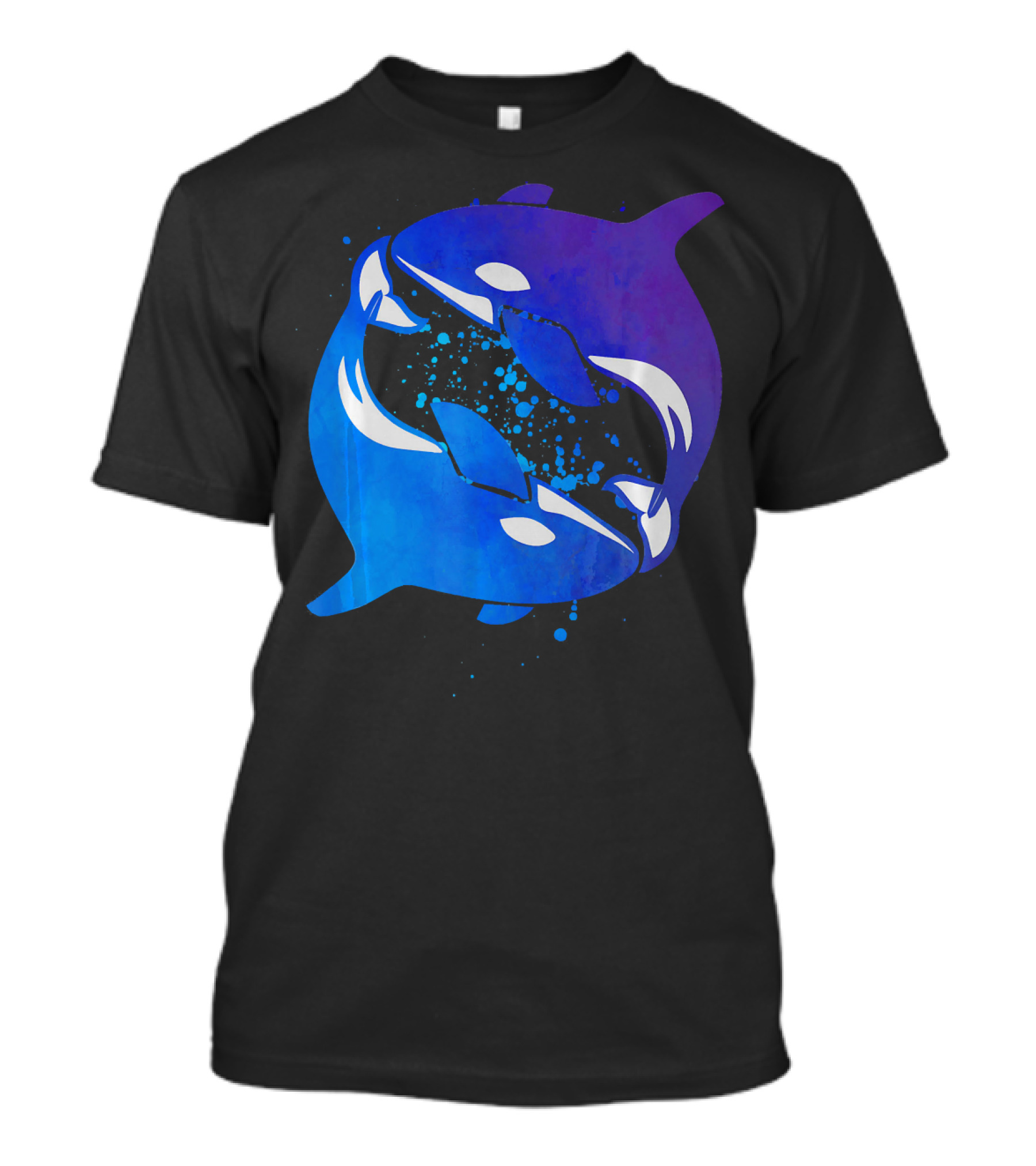 Orca Killer Whale Yin Yang Ocean Harmony T-Shirt