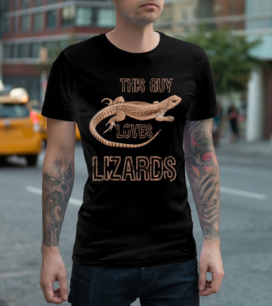 This Guy Loves Lizards Gecko Sal T-Shirt