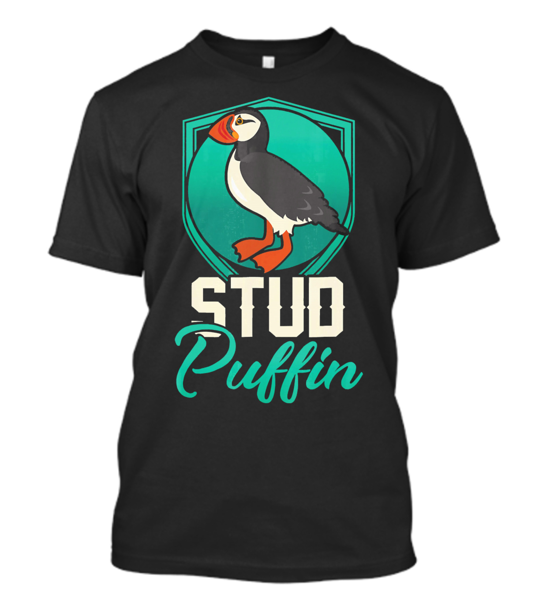 Stud Puffin Seabird Animal Lover T-Shirt
