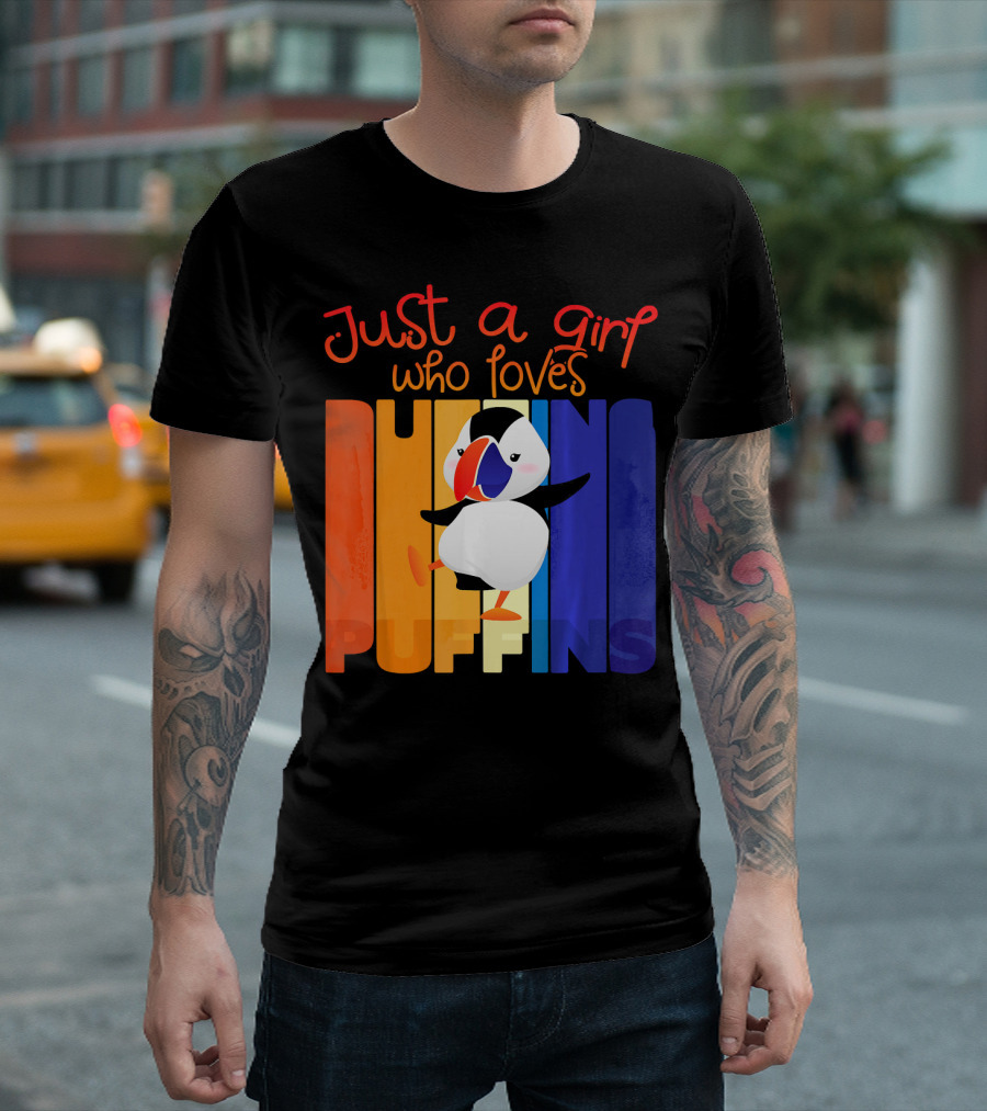 Just a Girl Who Loves Puffins T-Shirt