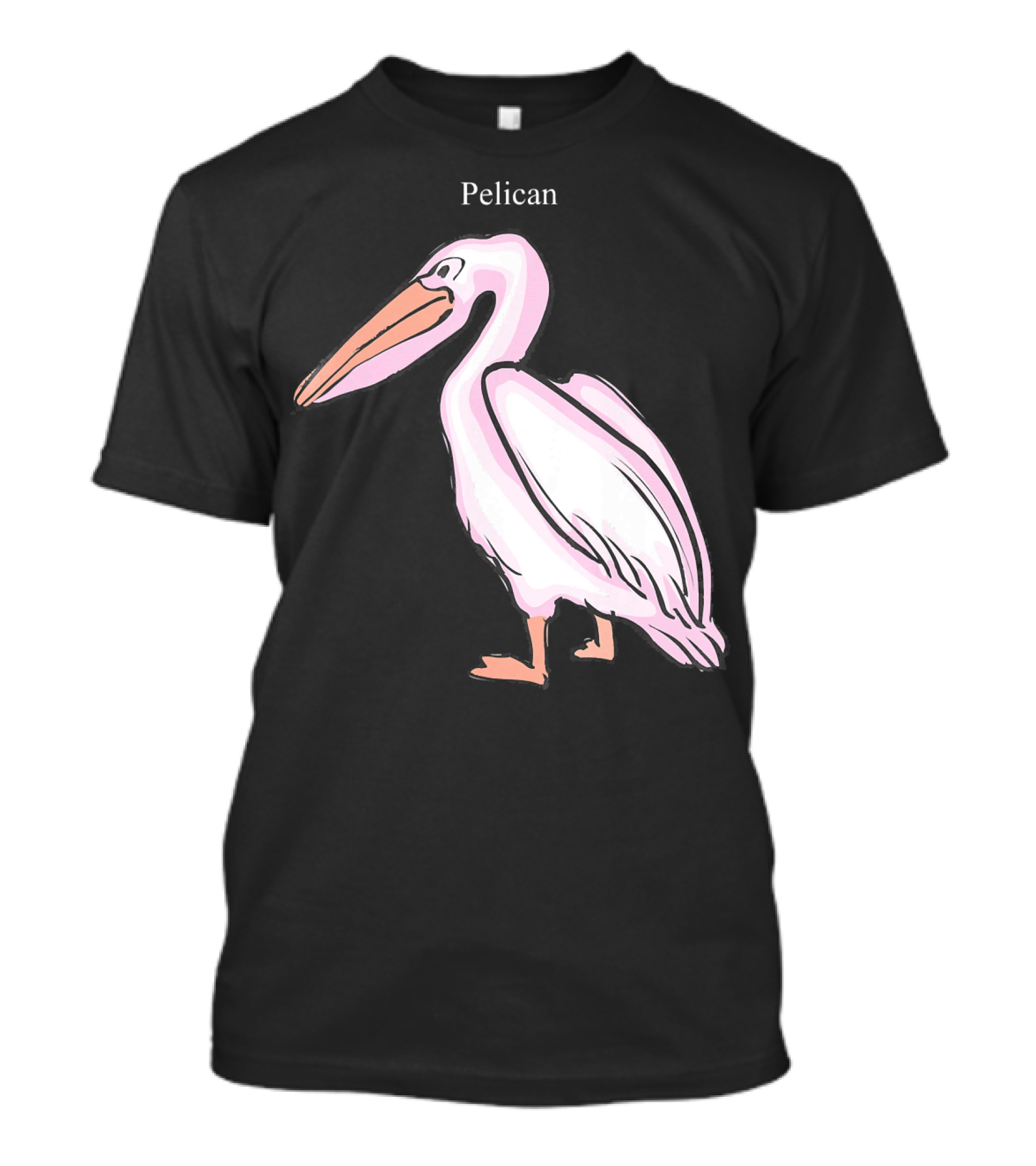 Pelican Bird Lover Standing Bird T-Shirt