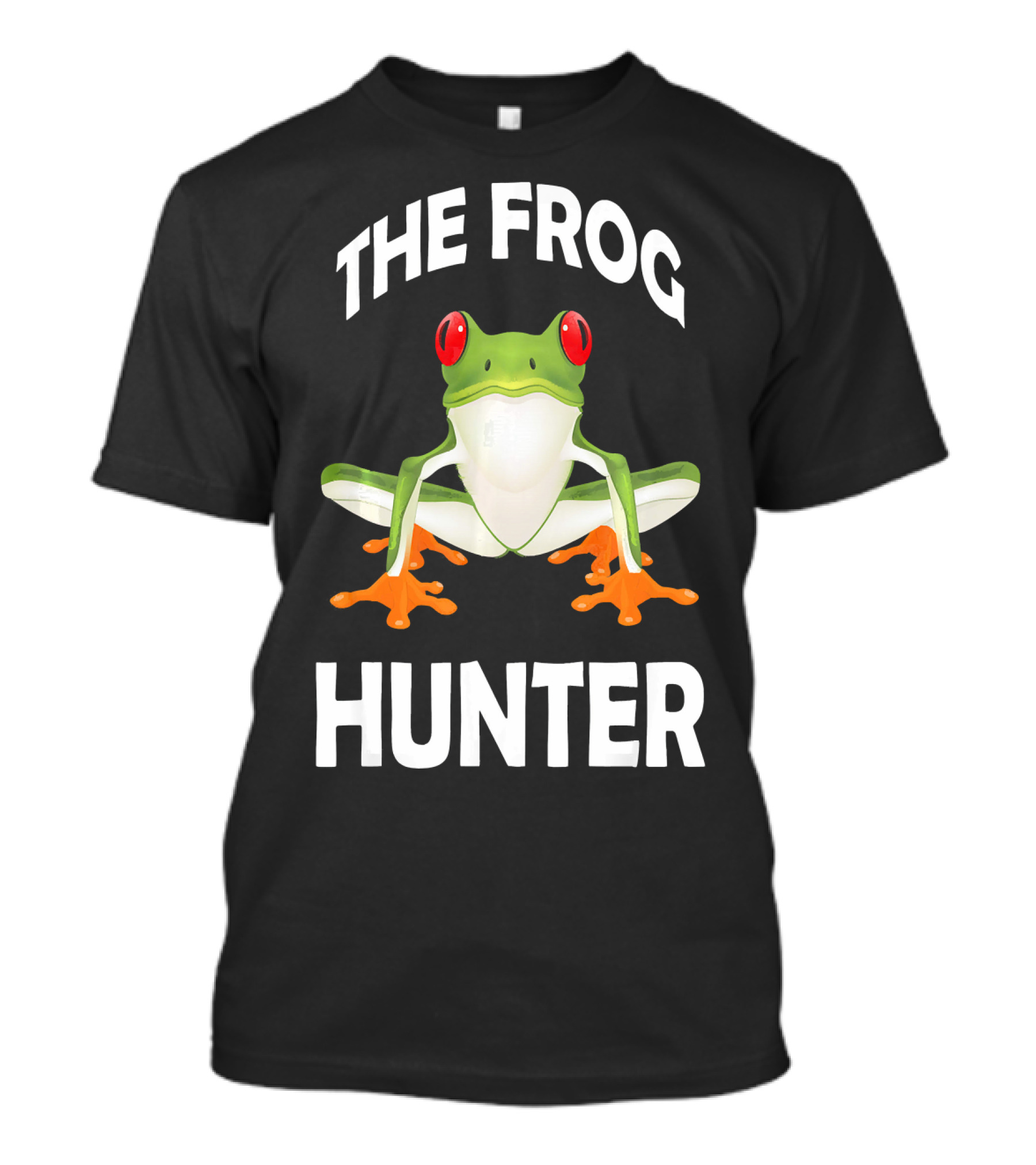 The Frog Hunter Red-Eyed Tree Frog Novelty T-Shirt