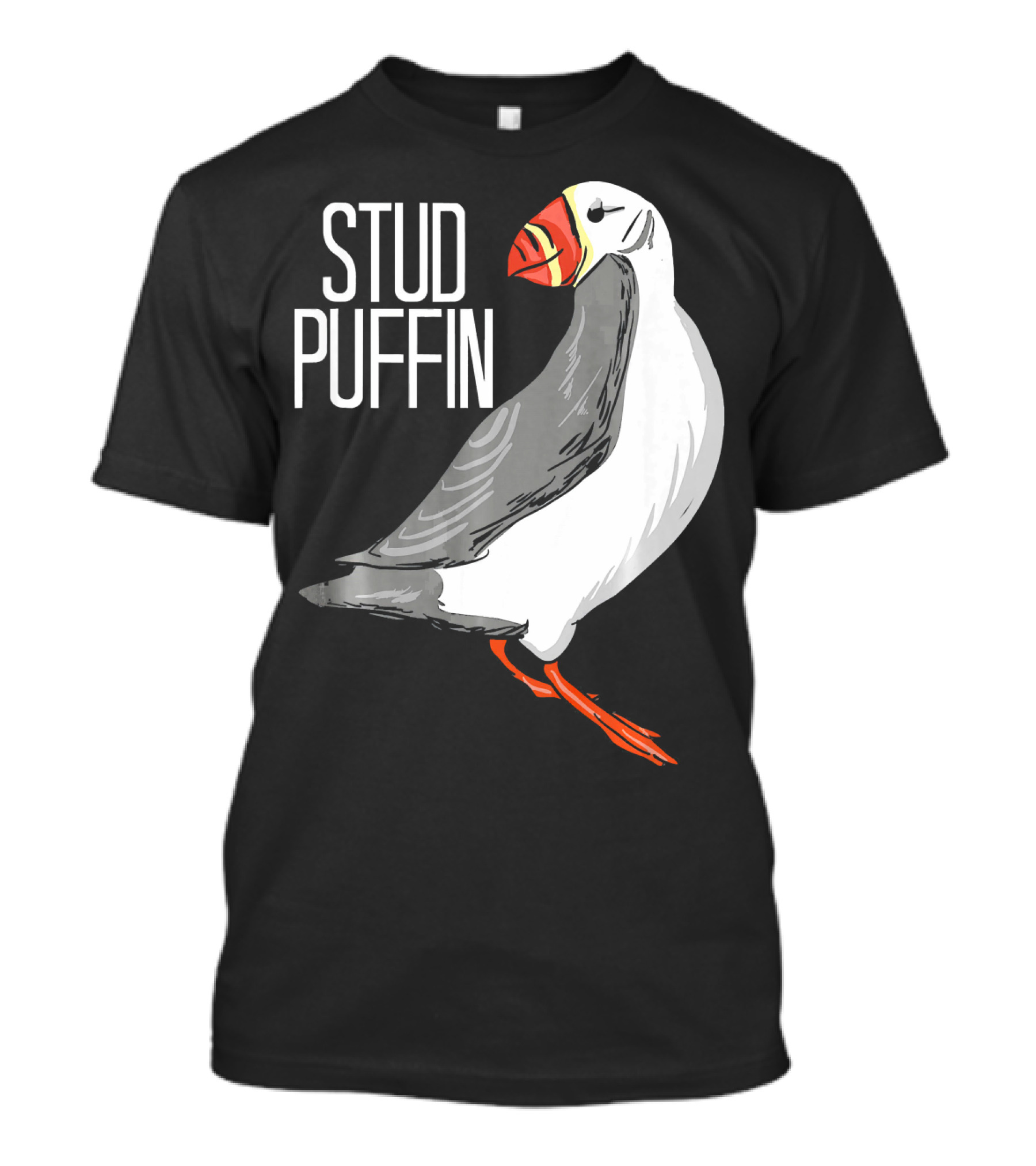 Stud Puffin Seabird Lover Stud Puffin T-Shirt