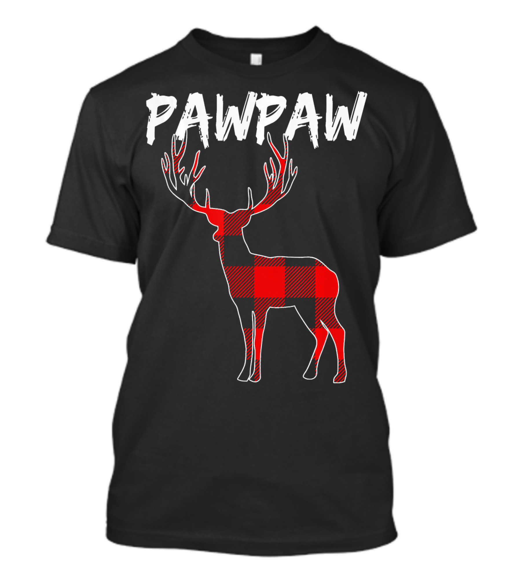 Pawpaw Plaid Deer T-Shirt