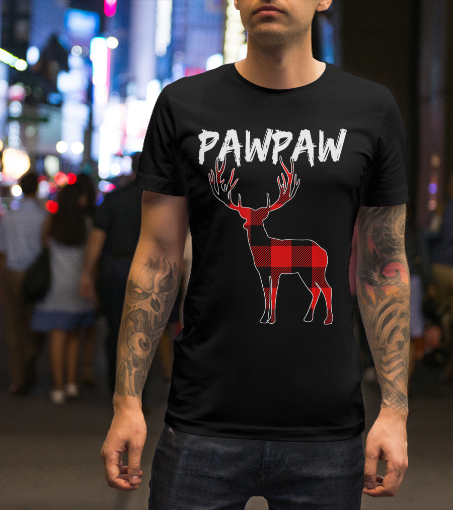 Pawpaw Plaid Deer T-Shirt