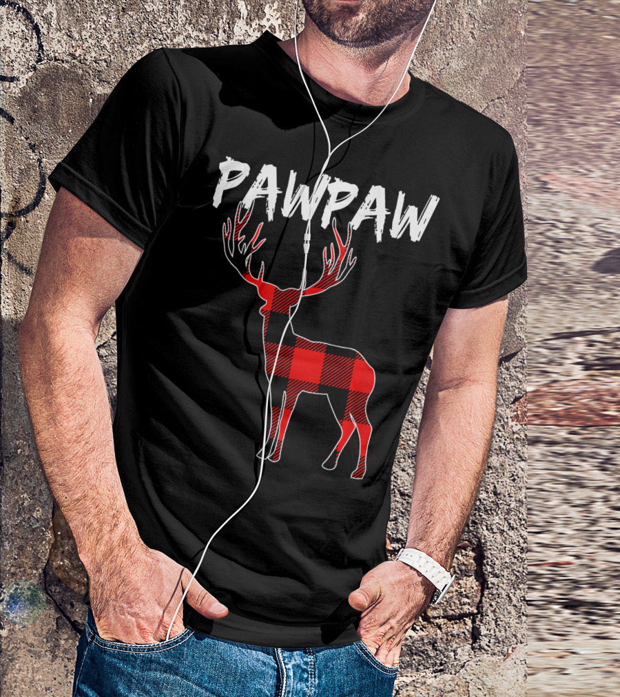 Pawpaw Plaid Deer T-Shirt