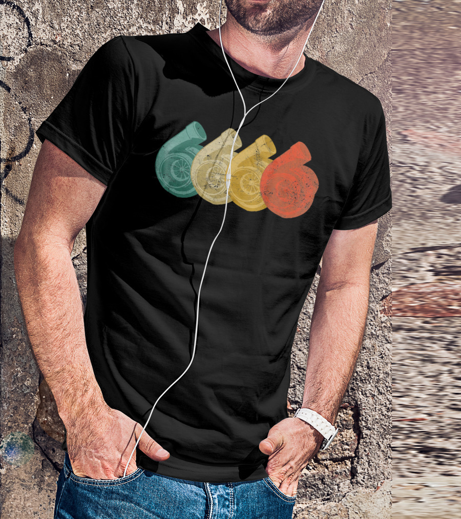 Retro Turbocharger Spiral Shell JDM Boost Snail Vintage T-Shirt