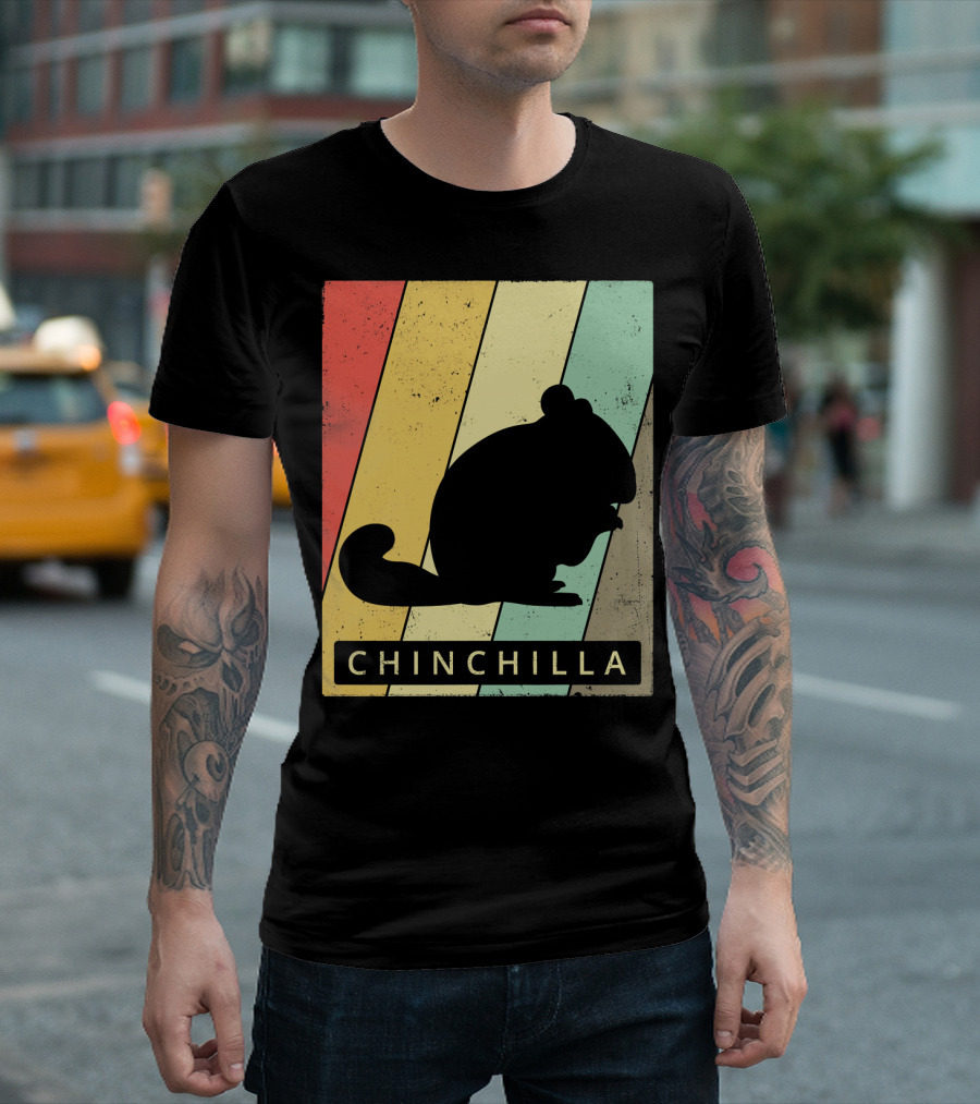 Chinchilla Vintage Retro T-Shirt