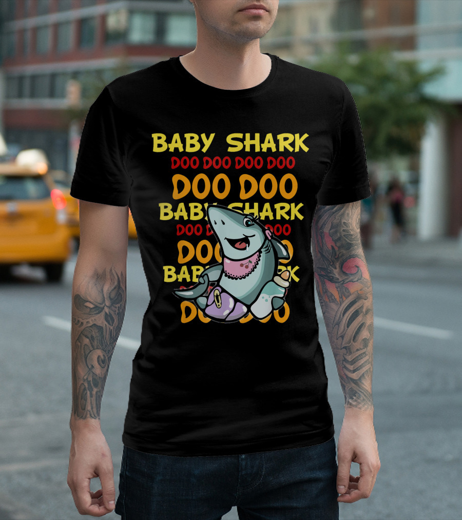 Baby Shark Doo Doo Doo Funny Song Matching Baby Shark Doo Doo Doo Baby Shark T-Shirt