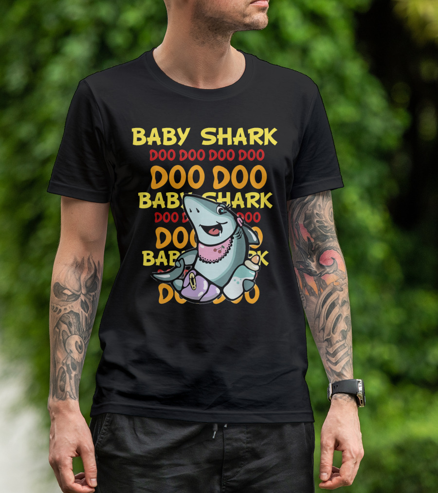 Baby Shark Doo Doo Doo Funny Song Matching Baby Shark Doo Doo Doo Baby Shark T-Shirt
