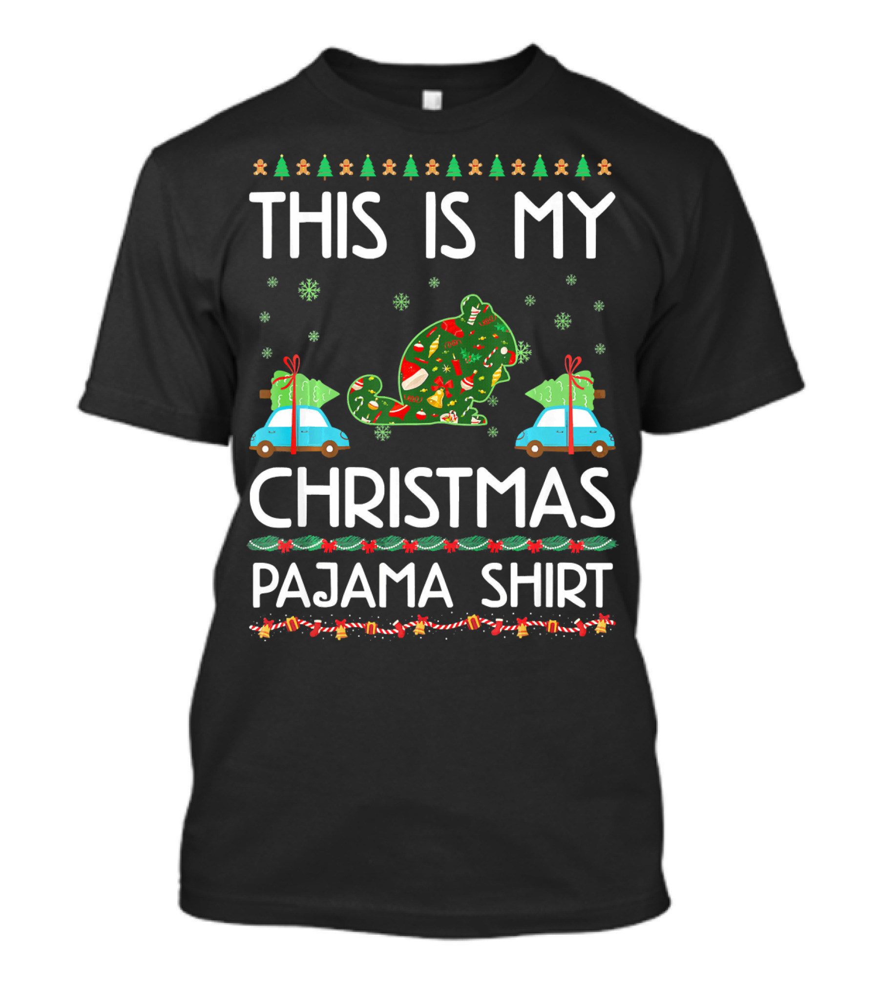 This Is My Christmas Pajama Shirt Chinchilla Festive T-Shirt