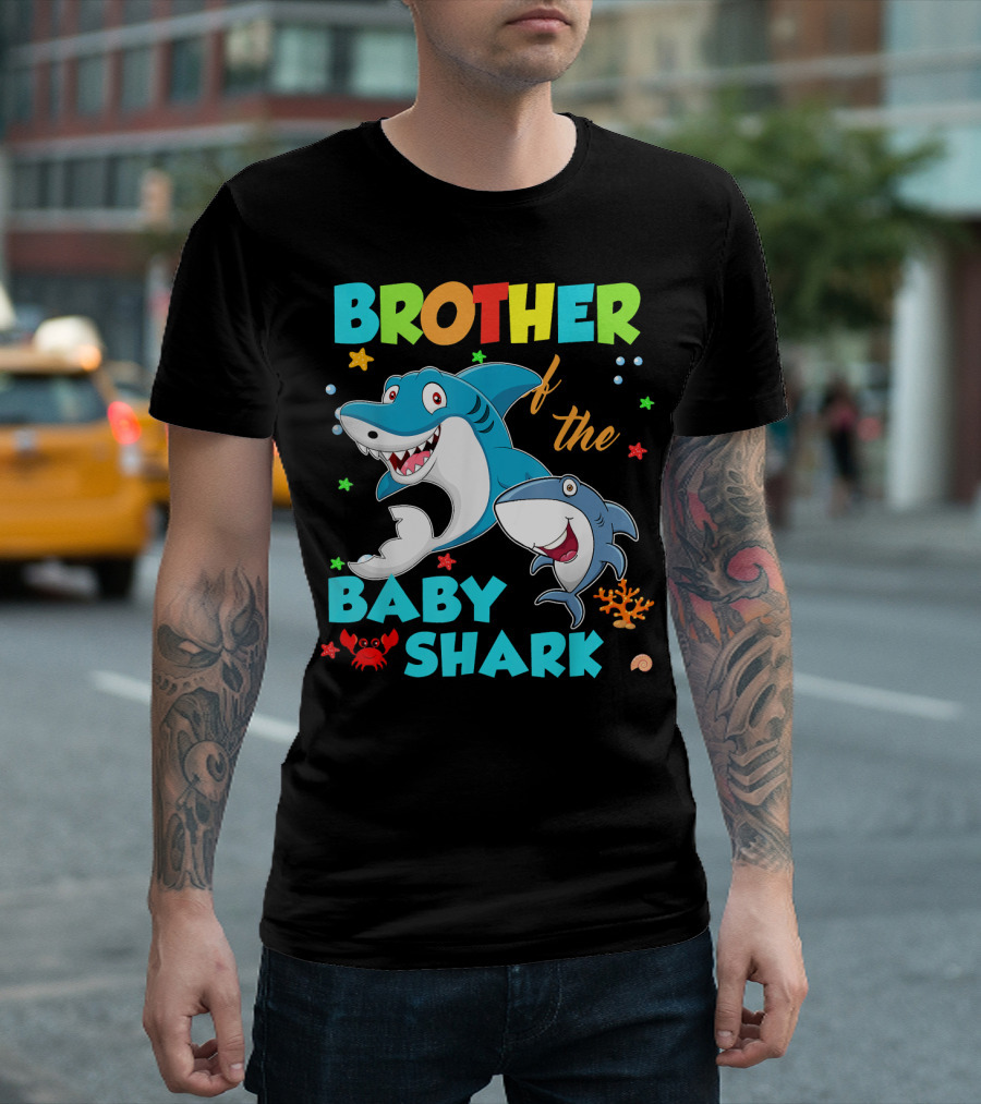 BROTHER Of The Baby Shark Birthday T-Shirt