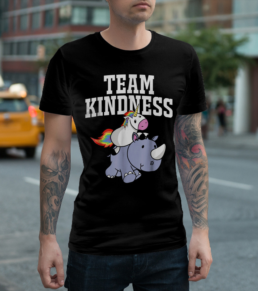 Team Kindness Rhino Unicorn T-Shirt