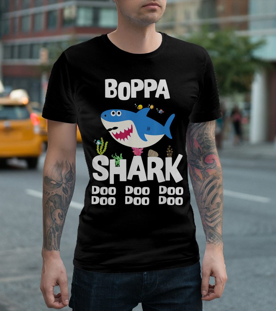 Boppa Shark Doo Doo Doo Family Fun Undersea Adventure T-Shirt