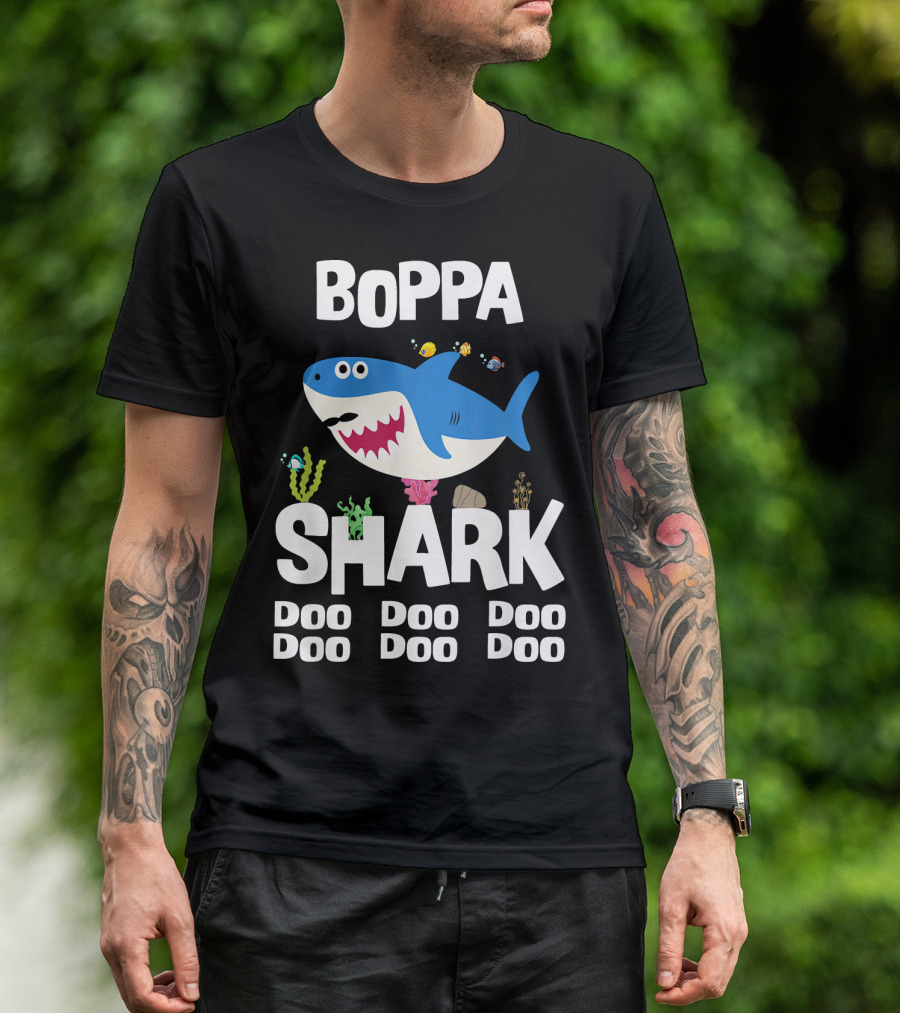 Boppa Shark Doo Doo Doo Family Fun Undersea Adventure T-Shirt