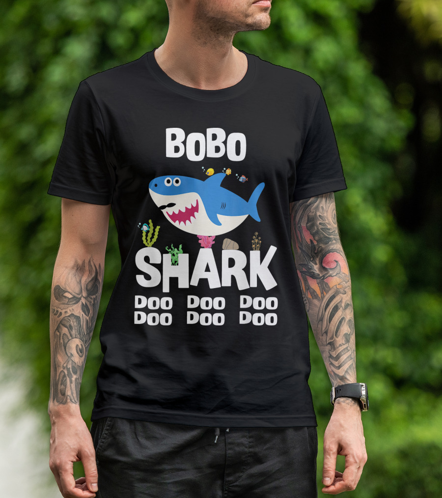 Bobo Shark Doo Doo Doo Family Fun Undersea Adventure T-Shirt