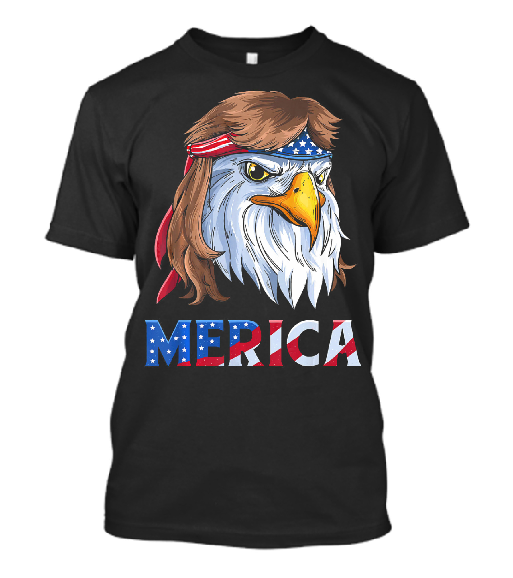 Merica Eagle Mullet 4th Of July America T-Shirt