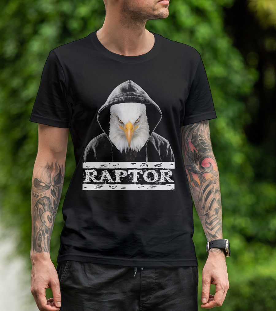 Eagle Raptor Bird Of Prey Hooded Cool T-Shirt