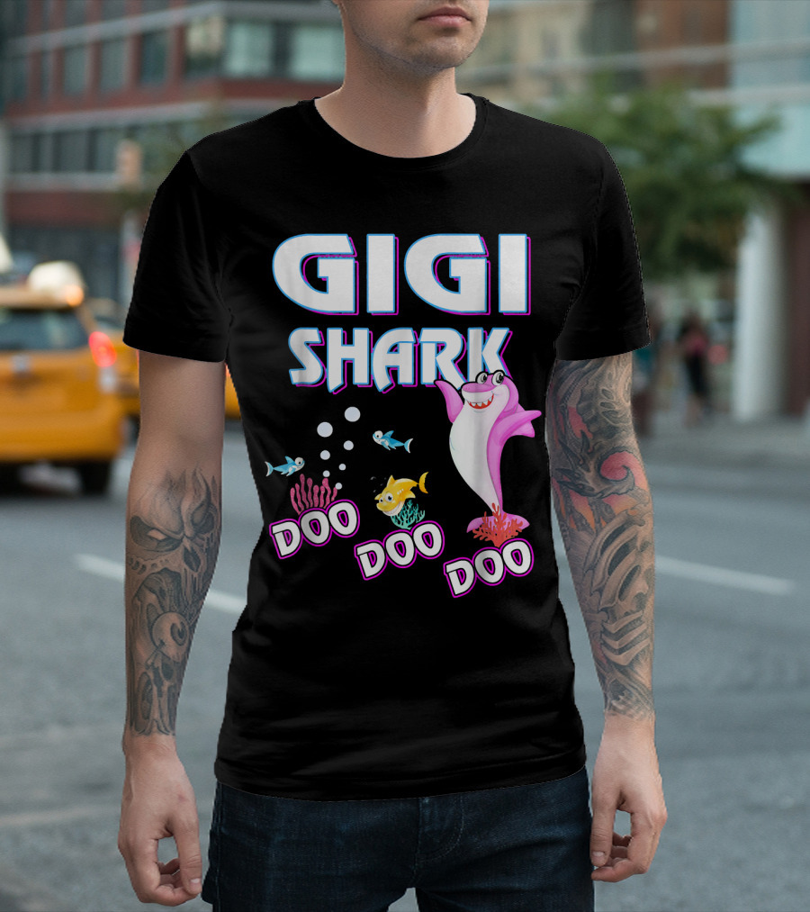 Gigi Shark Doo Doo Doo Fun Ocean Adventure T-Shirt