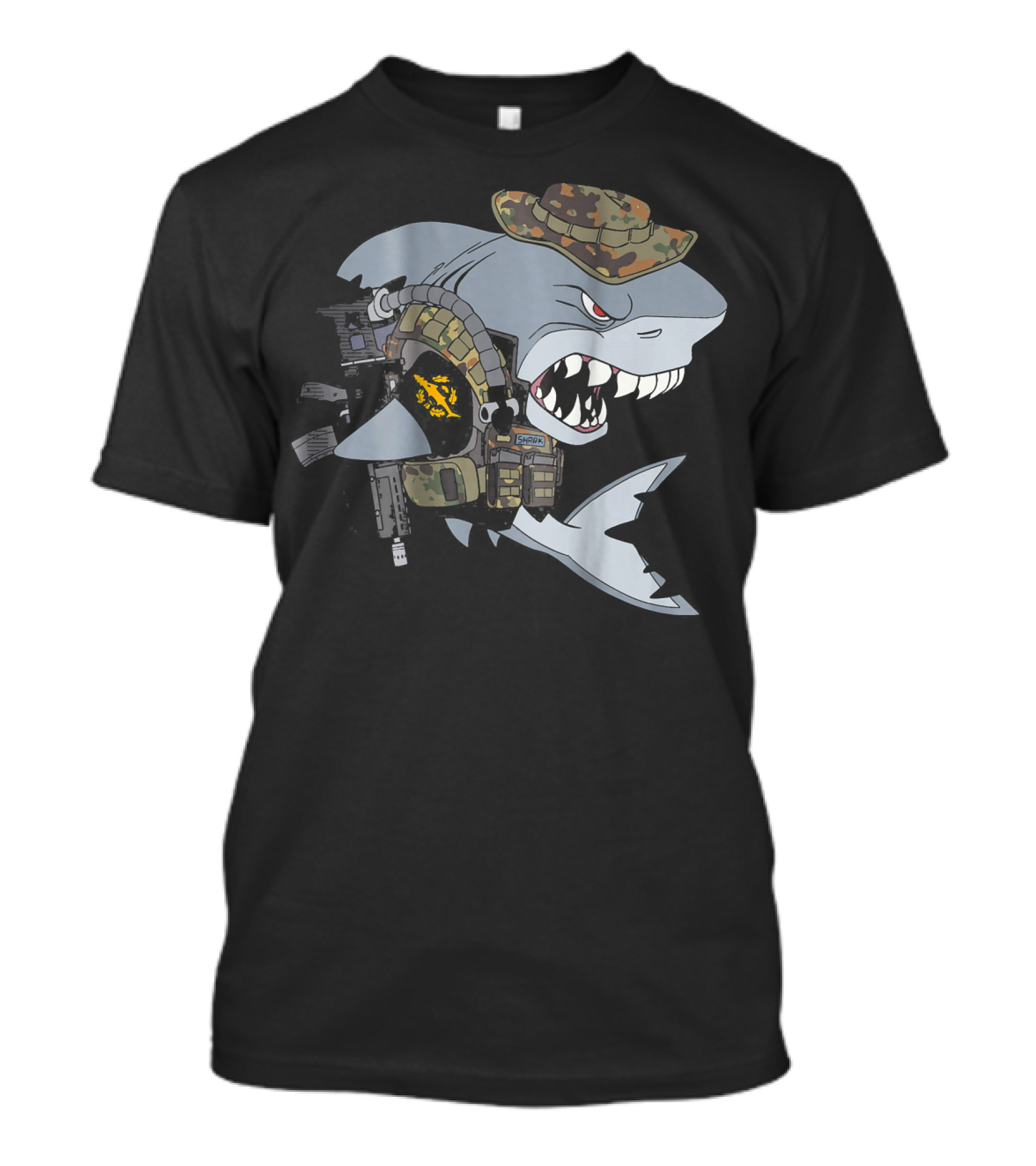 German Navy Bundeswehr Combat Diver Shark T-Shirt