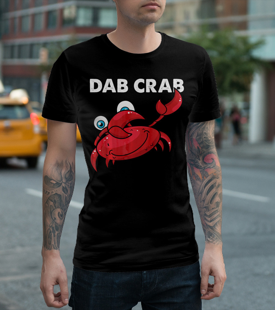 Dab Crab Funny Dabbing Crab Seafood Lovers T-Shirt