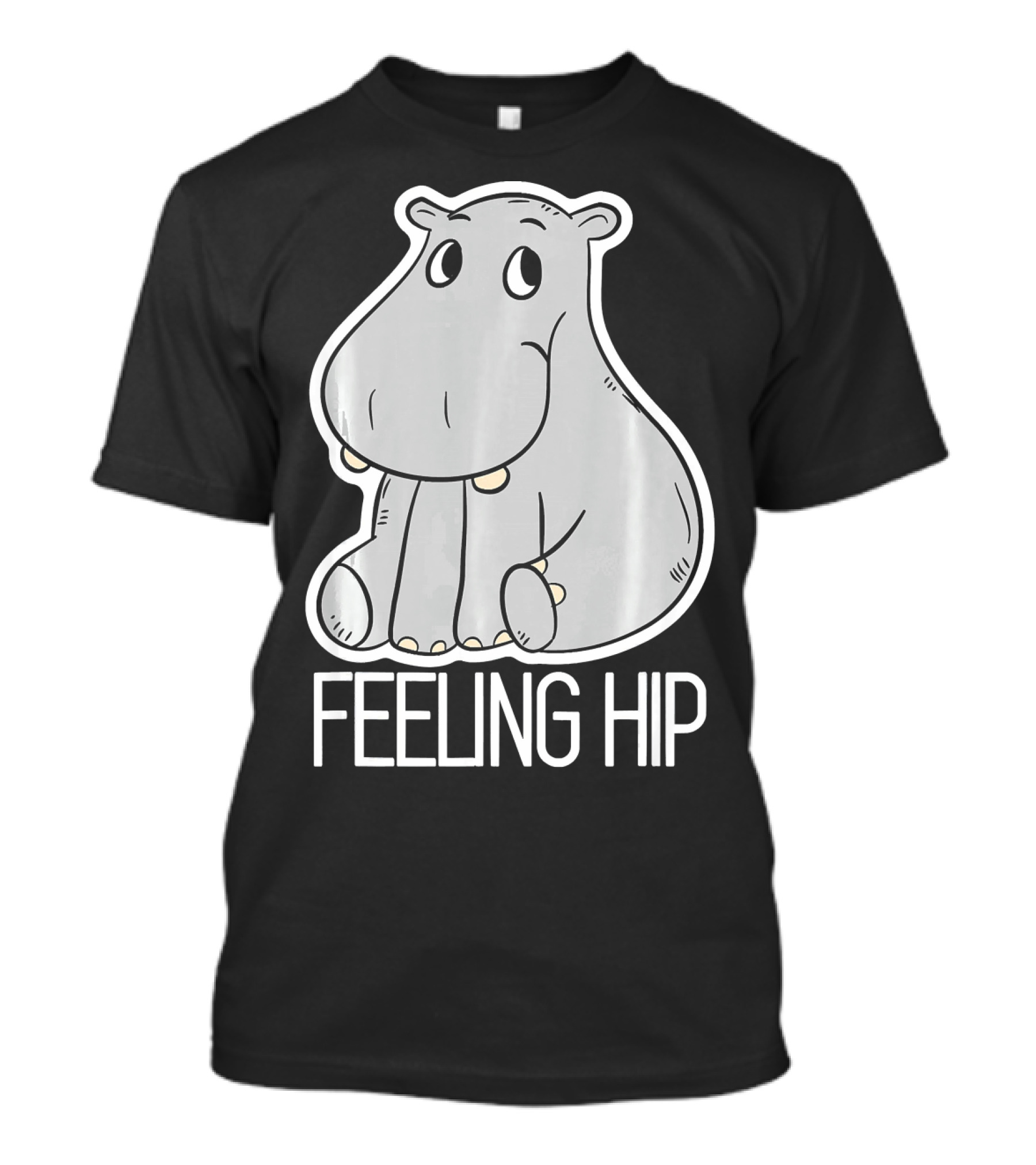 Cute Hippo Feeling Hip T-Shirt
