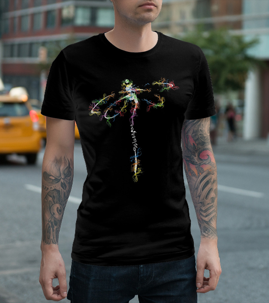 Dragonfly Rainbow Mental Health Awareness T-Shirt