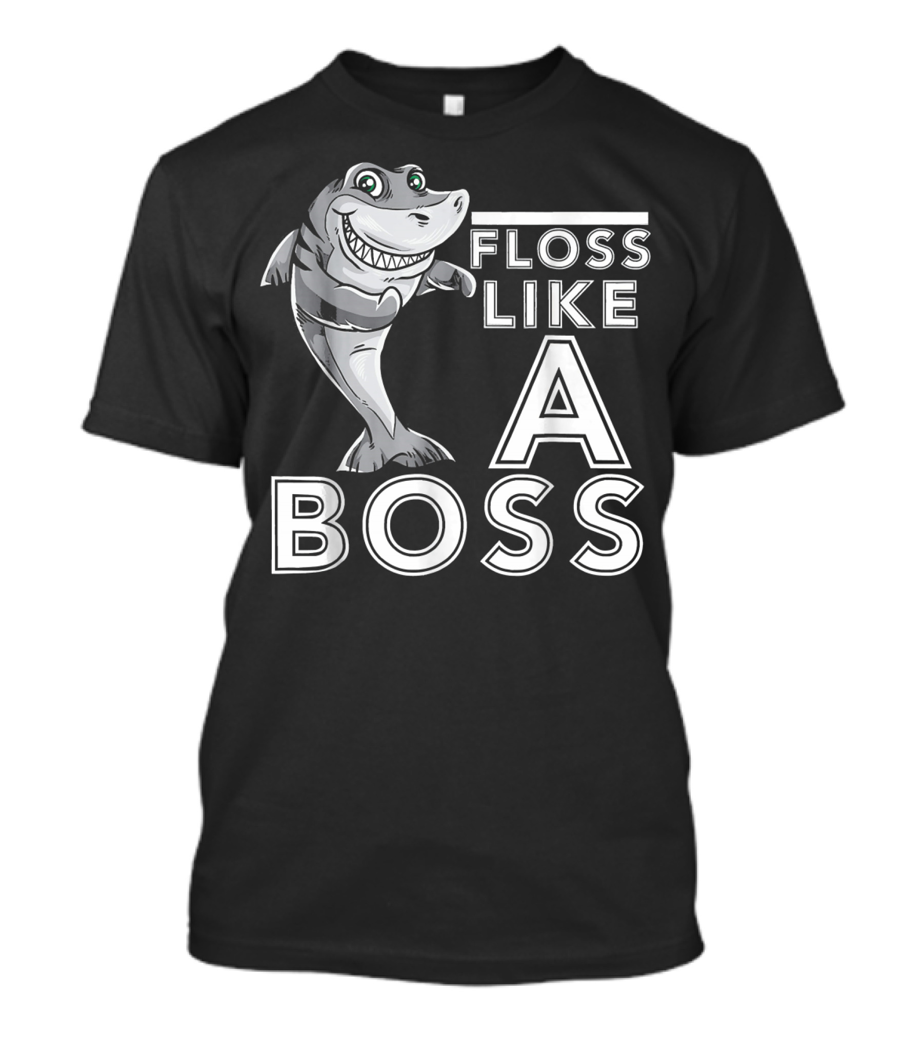 Floss Like A Boss Dancing Shark T-Shirt