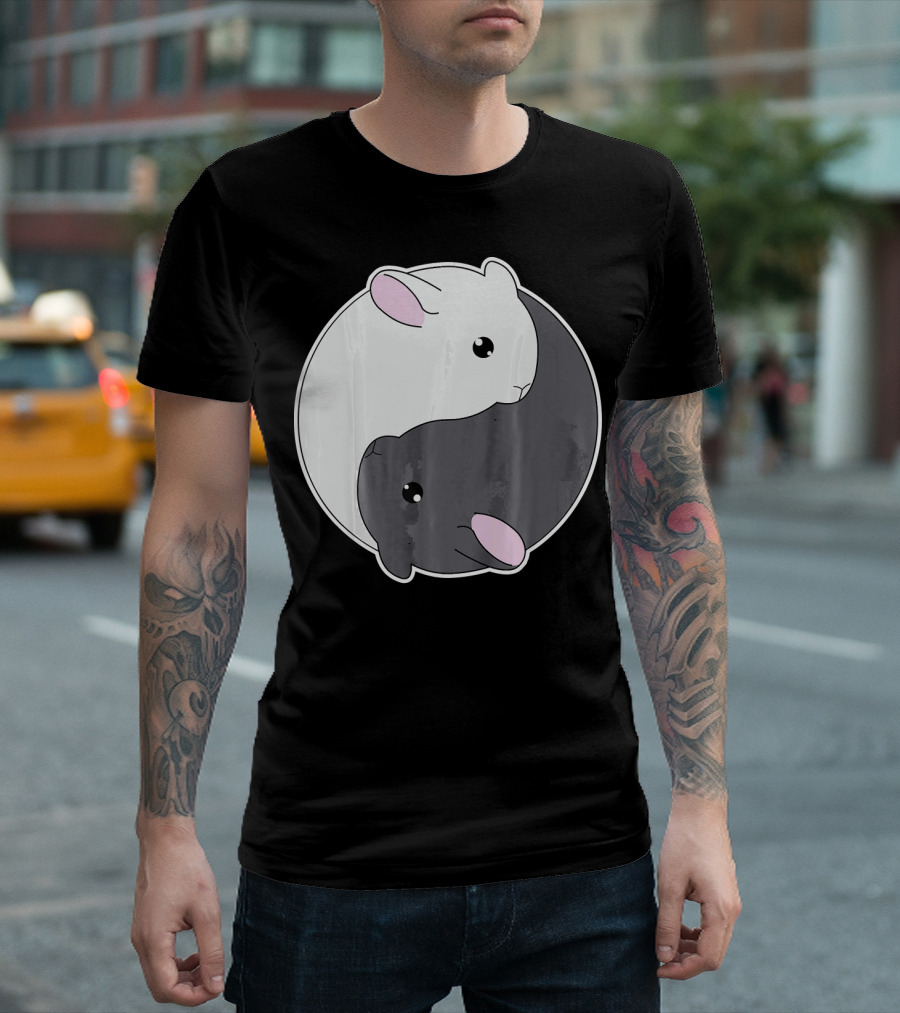 Cute Chinchilla Yin Yang Lover Perfect Harmony T-Shirt