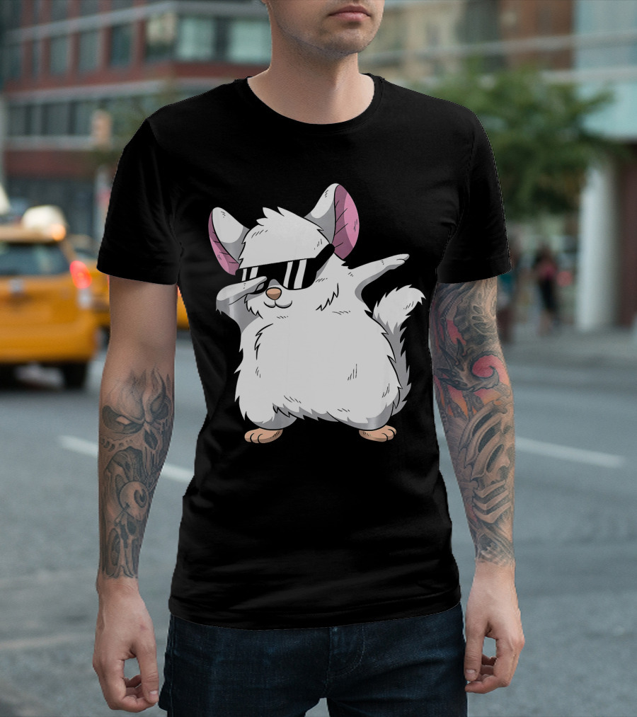 Chinchilla Dab Dance Cute Rodent with Sunglasses T-Shirt