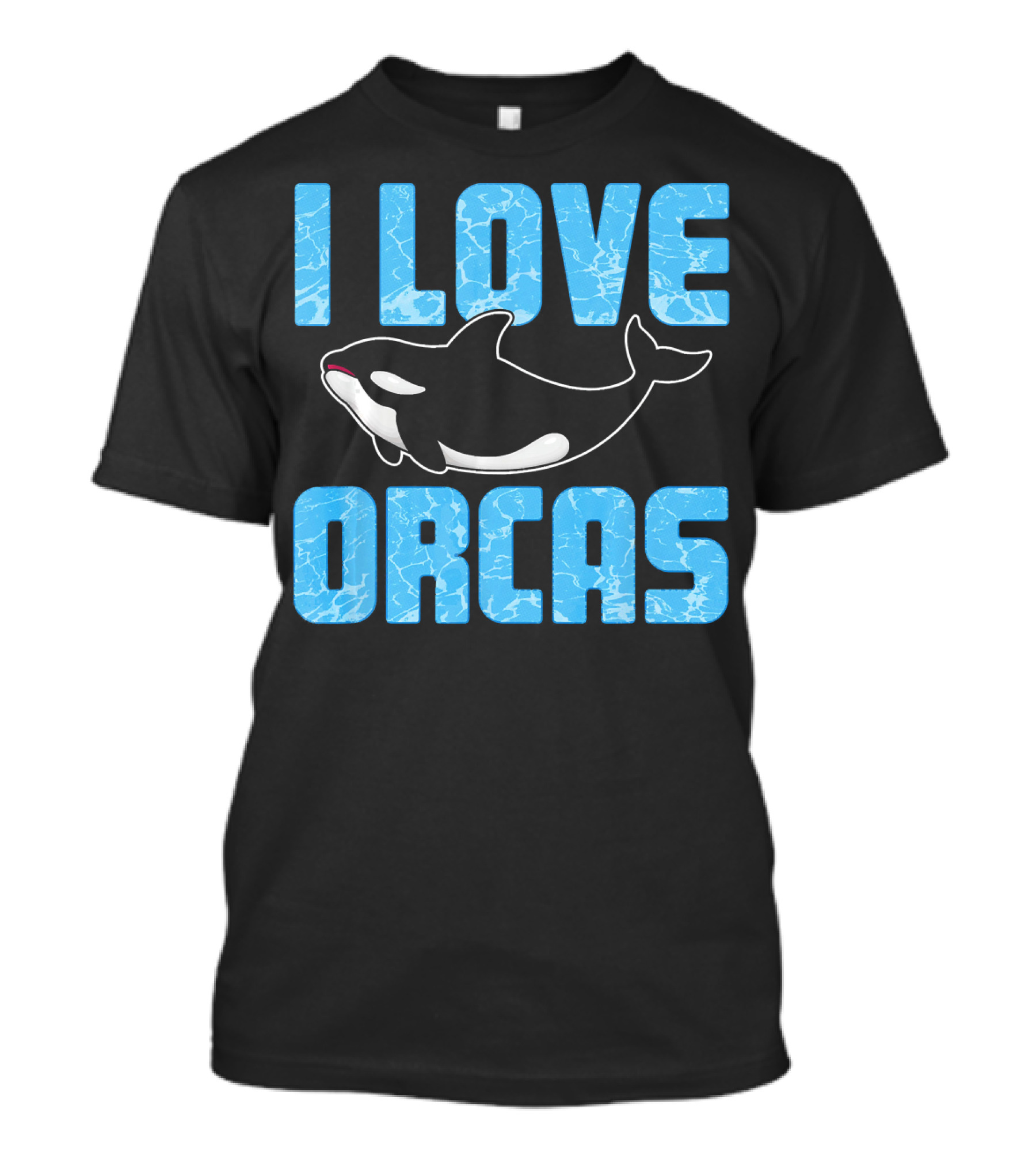 I Love Orcas Killer Whale Ocean T-Shirt