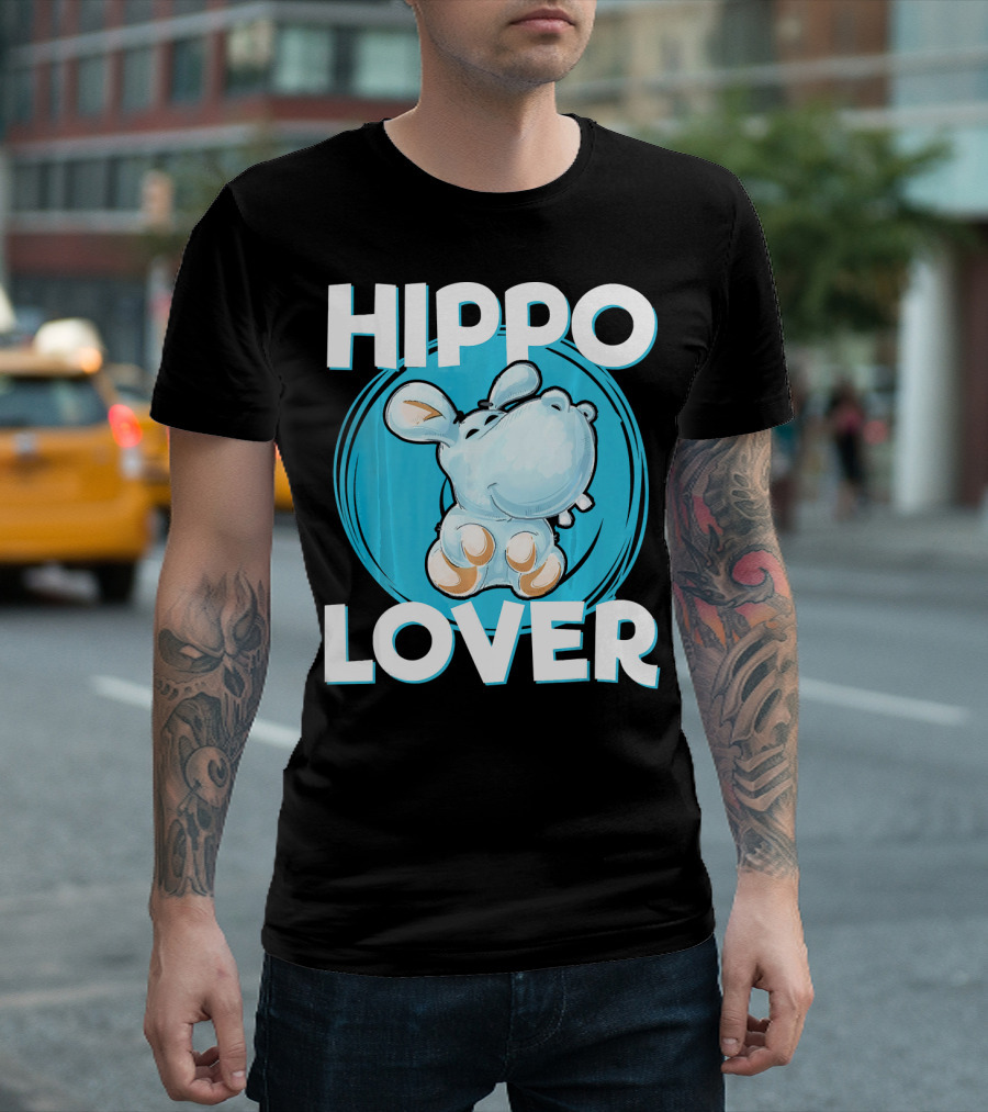 Hippo Lover Cute Hippopotamus T-Shirt