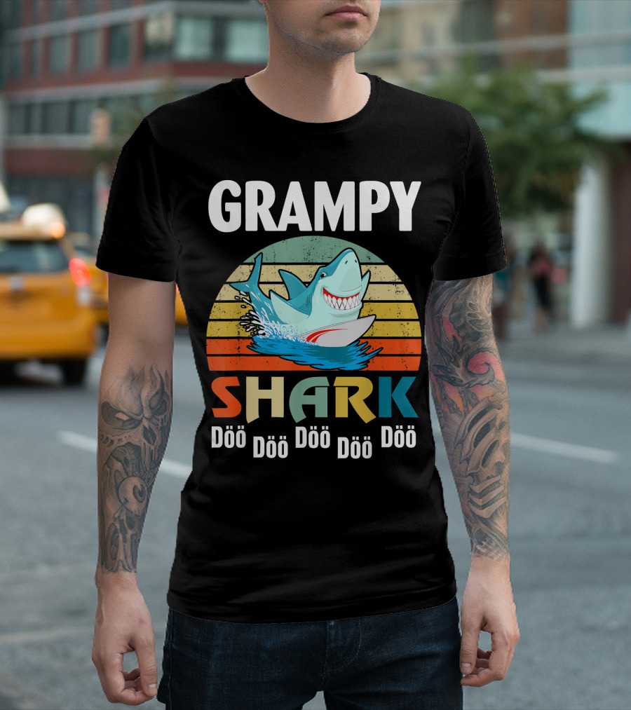 Grampy Shark Döö Döö Döö Döö Döö T-Shirt