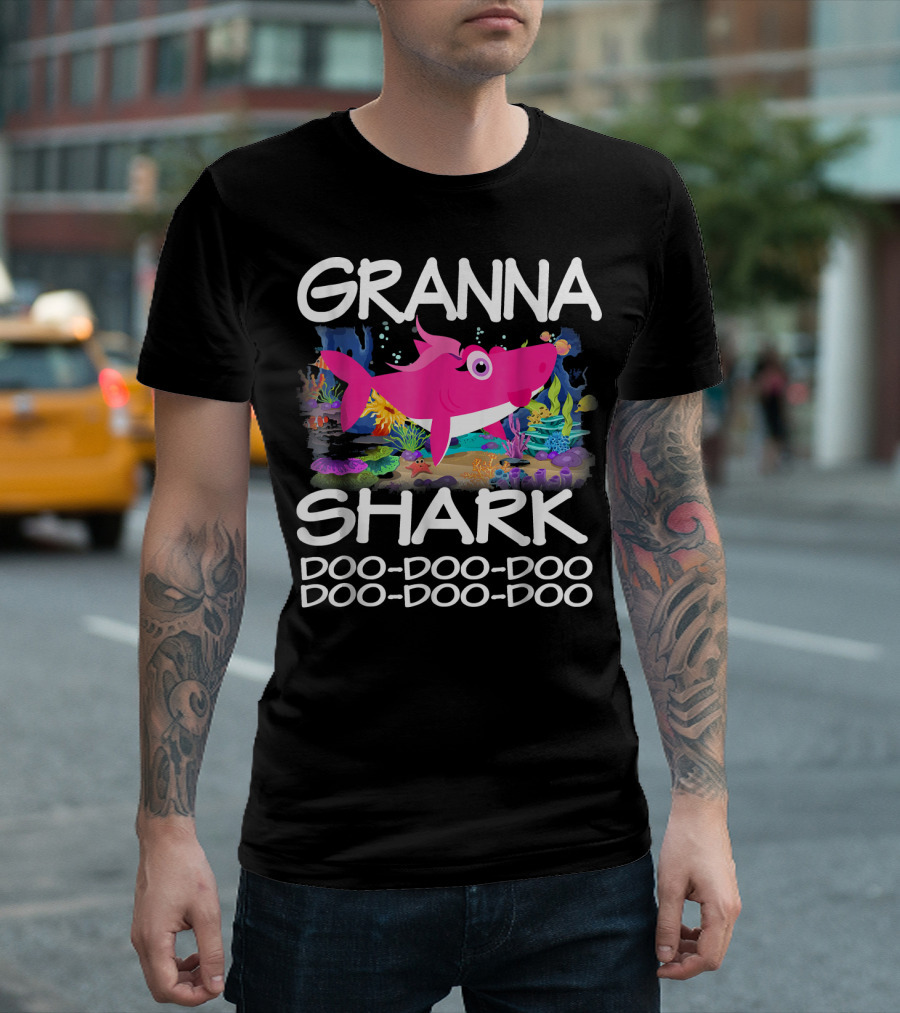 GRANNA SHARK DOO-DOO-DOO FAMILY MATCHING T-Shirt