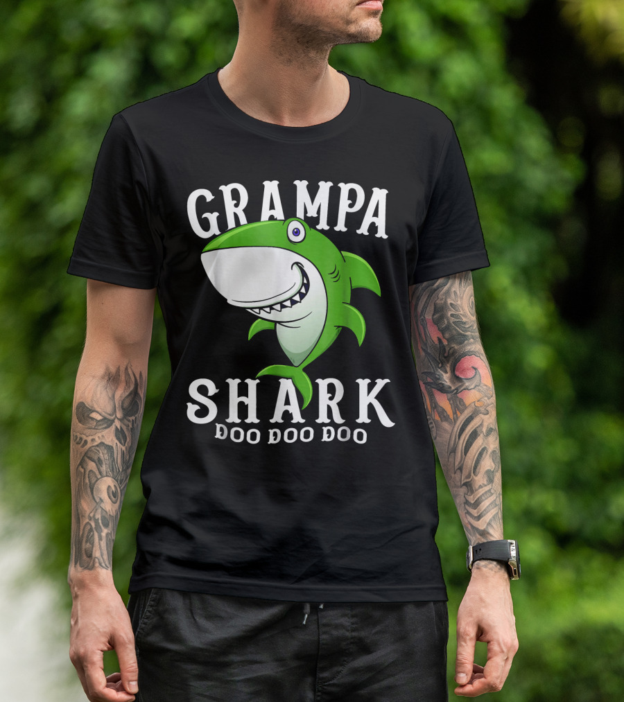 Grampa Shark Doo Doo Doo T-Shirt