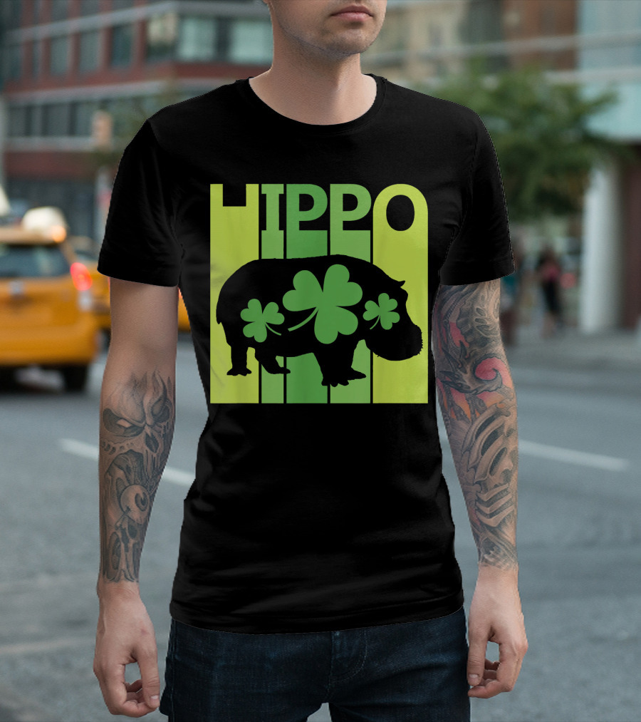 Lucky Hippo Clover T-Shirt