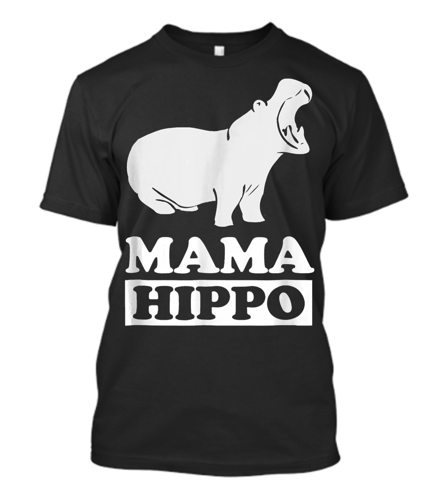 Mama Hippo Animal Mother Hippo T-Shirt