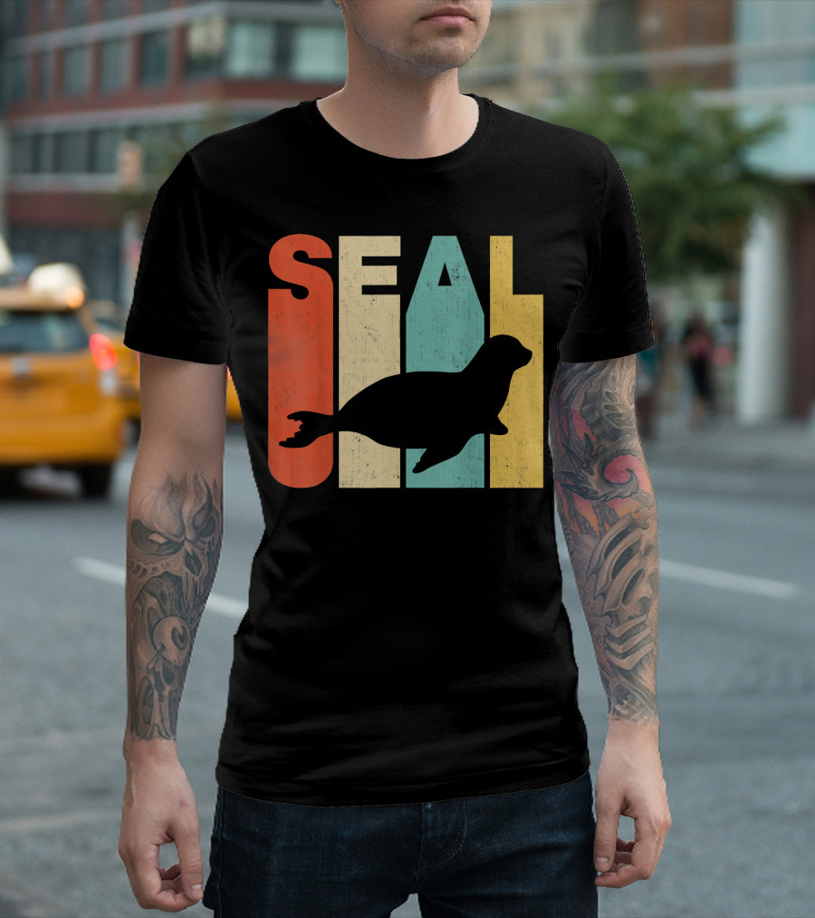 Vintage Retro Seal T-Shirt