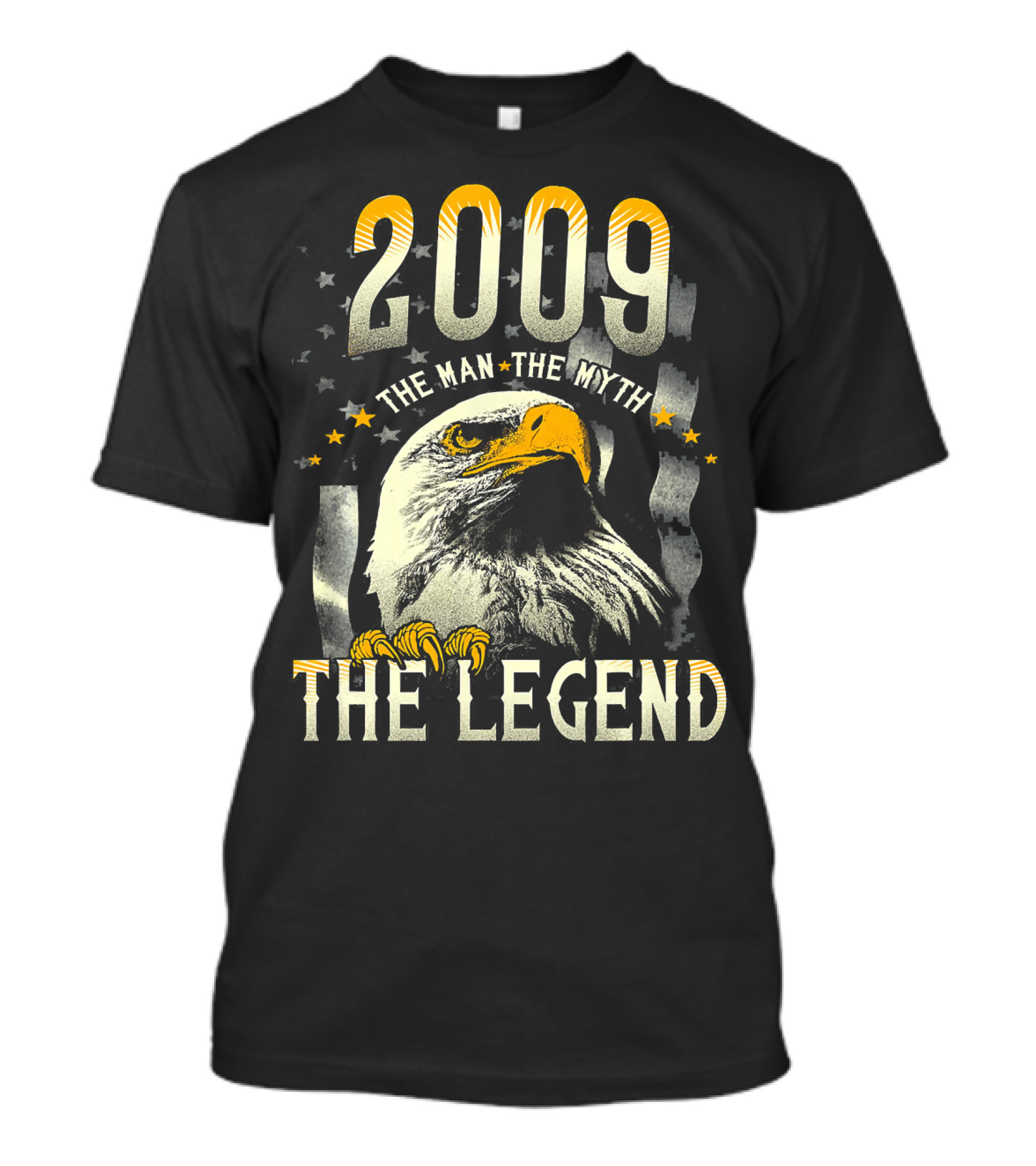 2009 The Man The Myth The Legend Vintage Eagle T-Shirt