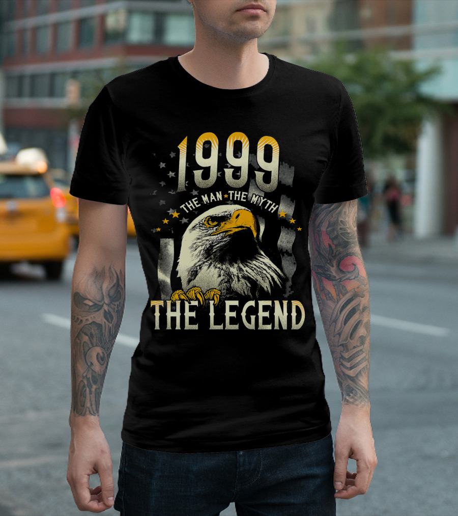 1999 Vintage Eagle The Man The Myth The Legend T-Shirt