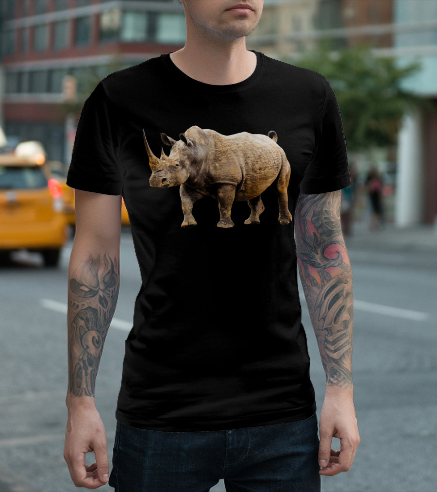 Rhino Rhinoceros Amazing African Safari Wildlife Adventure T-Shirt