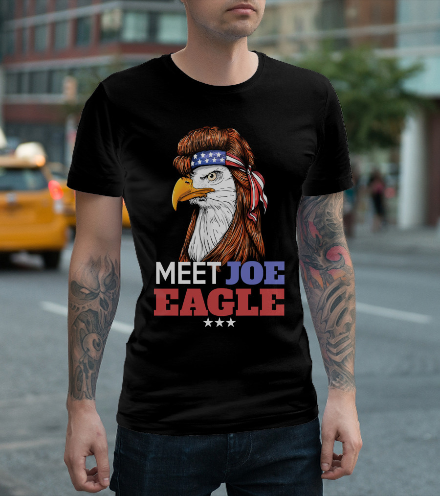 Meet Joe Eagle Mullet Stars T-Shirt