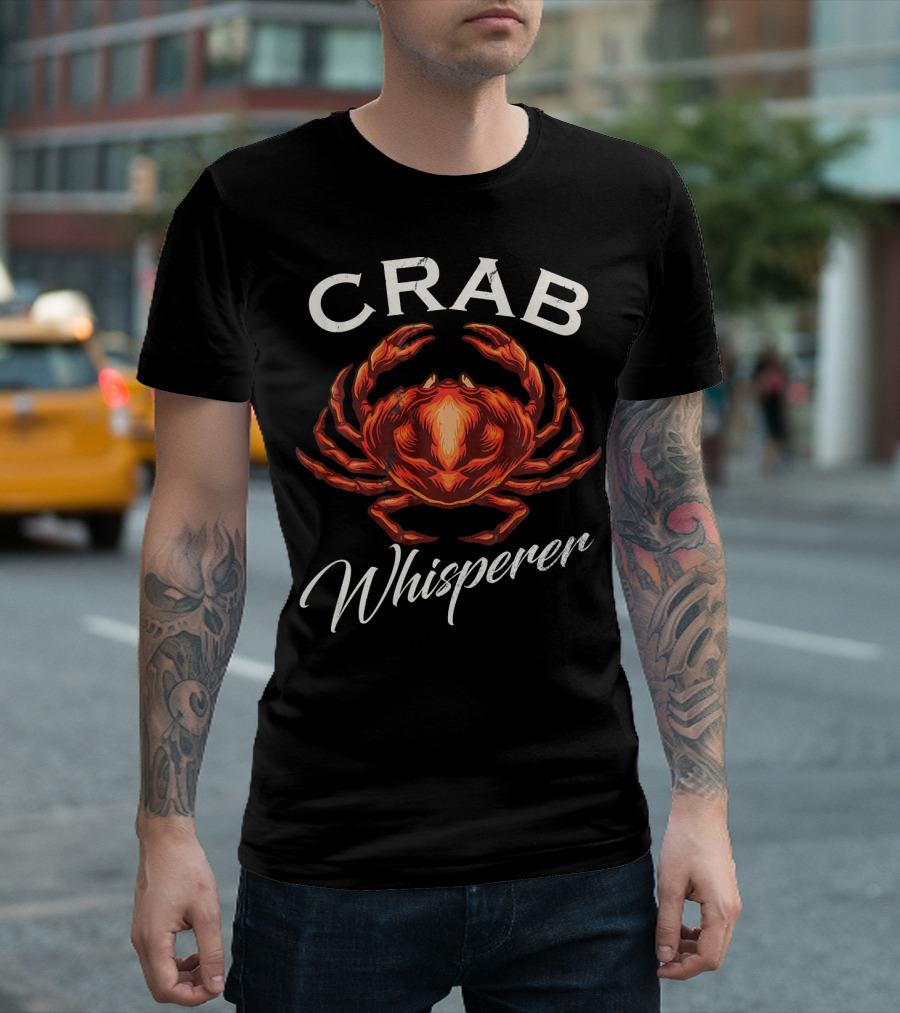 Crab Whisperer Vintage Foodie Seafo T-Shirt