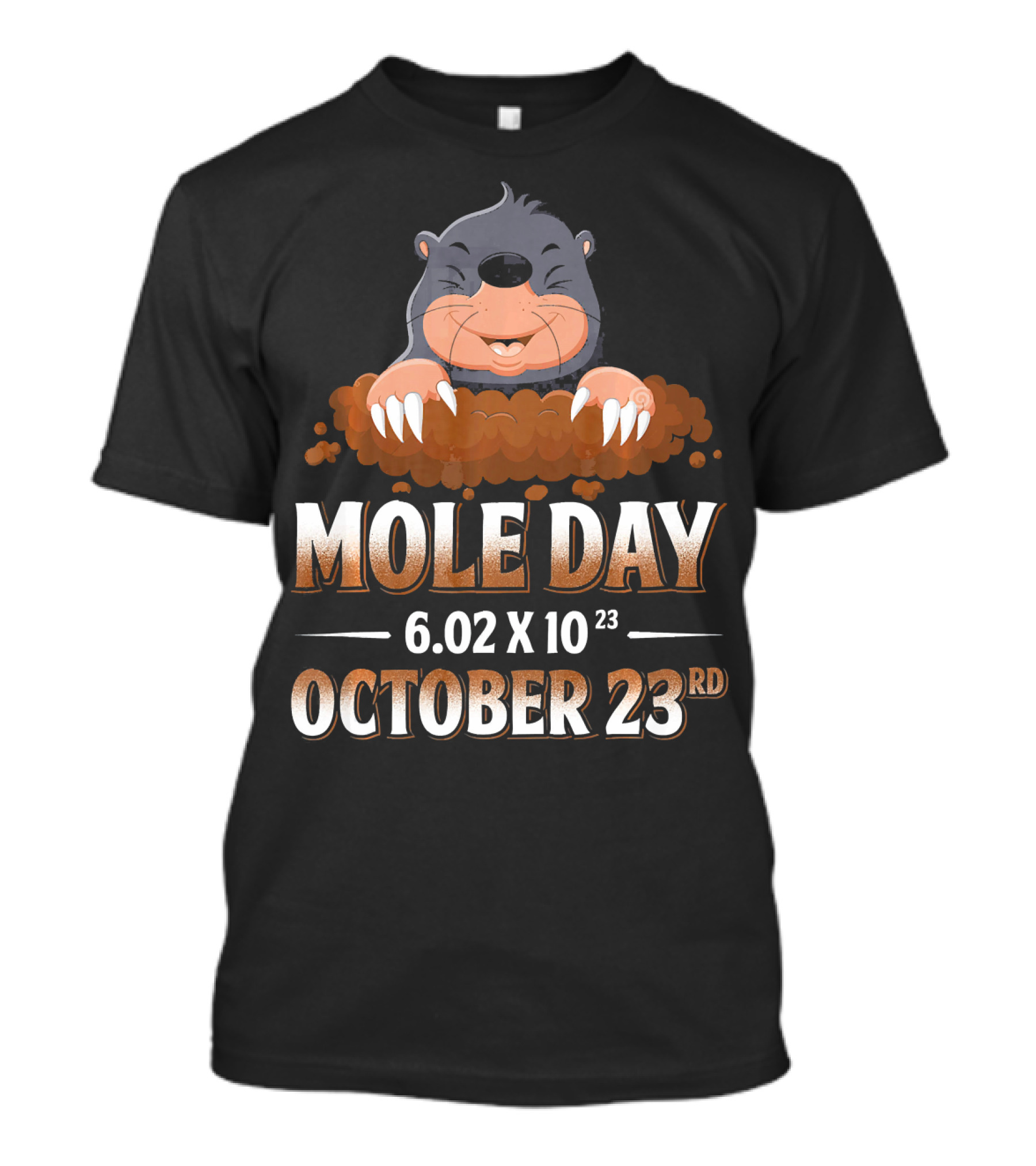 October 23rd Mole Day 6.02 X 10^23 Avogadro's Number T-Shirt