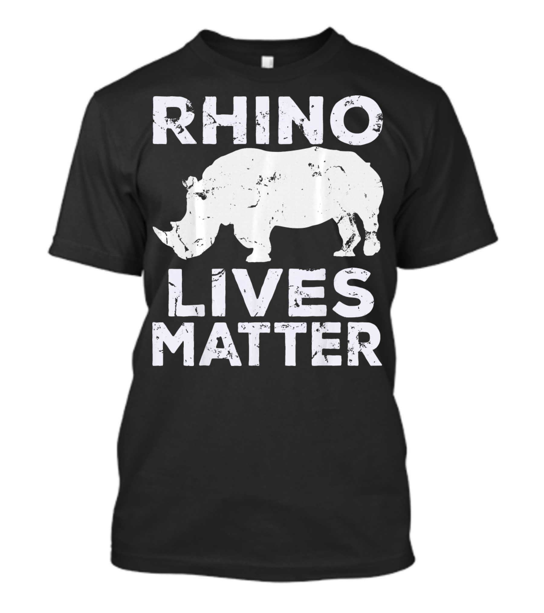 Rhino Lives Matter Fat Unicorns Rhinocer T-Shirt