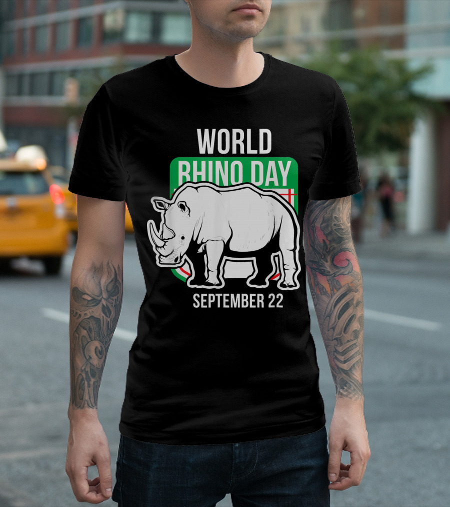 World Rhino Day September 22 Rhino T-Shirt