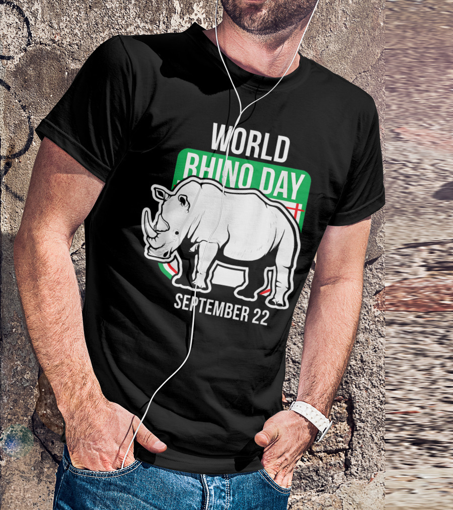 World Rhino Day September 22 Rhino T-Shirt