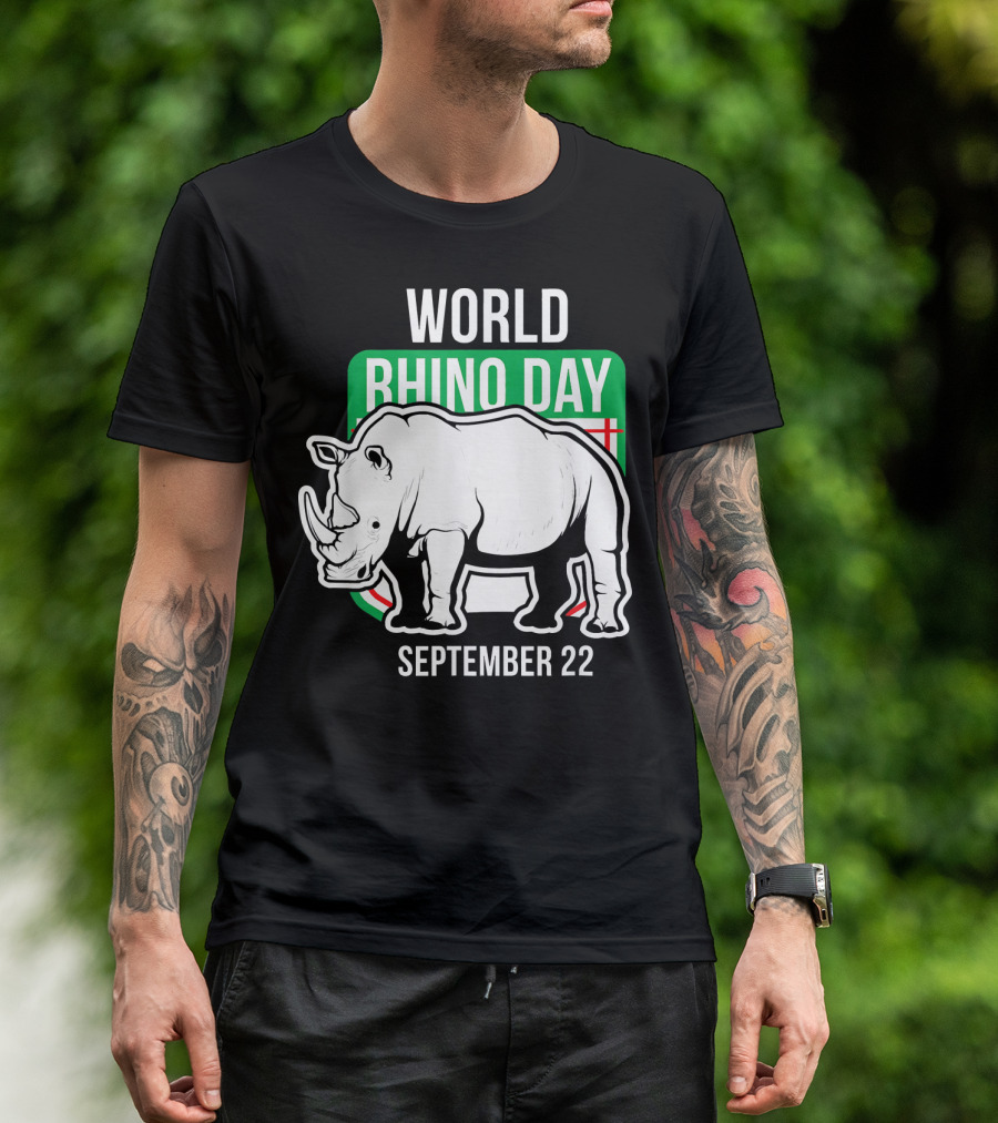 World Rhino Day September 22 Rhino T-Shirt